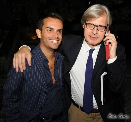 LORENZO CREA E VITTORIO SGARBI 2013 GOSSIP