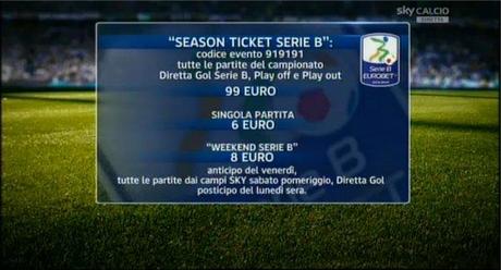 Serie B Sky Sport 5a giornata - Programma e Telecronisti