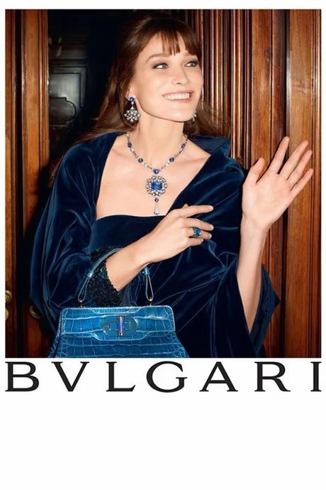 Carla Bruni for BVLGARI.