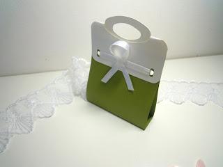 Set coordinato partecipazione per matrimonio, anniversario, cresima e comunione a pochette verde con borsettina portaconfetti