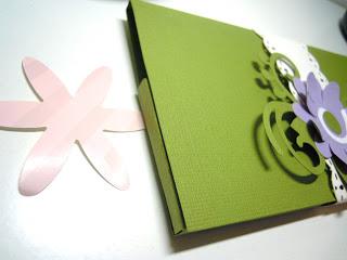 Set coordinato partecipazione per matrimonio, anniversario, cresima e comunione a pochette verde con borsettina portaconfetti