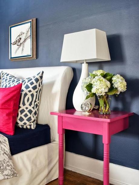 Colors inspiration: navy and hot pink