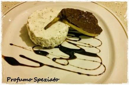 Mini cheesecake con pere e cioccolato