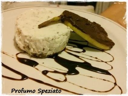 Mini cheesecake con pere e cioccolato