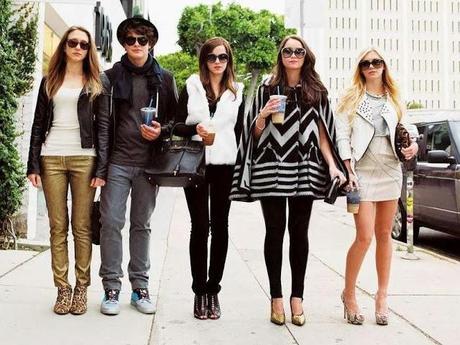 Outfit Black, White e Gold ispirato dal film BLING RING.