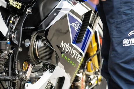 Yamaha YZR-M1's Carbon Clutch Air Intake @ Indianapolis 2013
