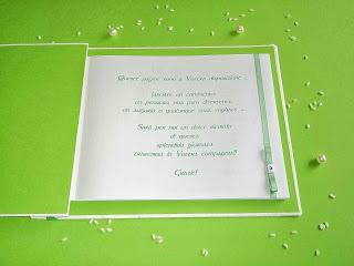 Guestbook color verde, decorato con simpatici quadrifogli portafortuna