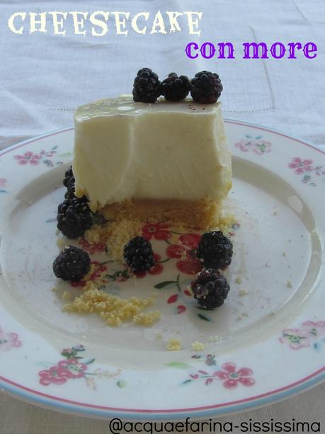 cheesecake con more