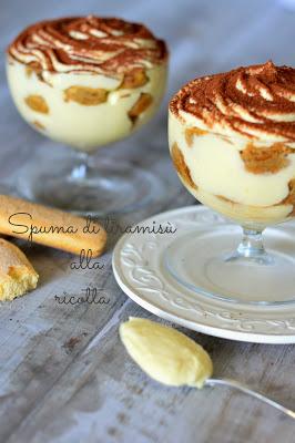 SPUMA di TIRAMISU' alla RICOTTA