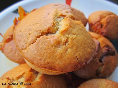 Muffin: Muffin con le gocce di cioccolato bianco