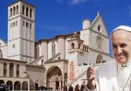 Ad Assisi oltre mille giornalisti da tutto il mondo per il papa (Ansa)
