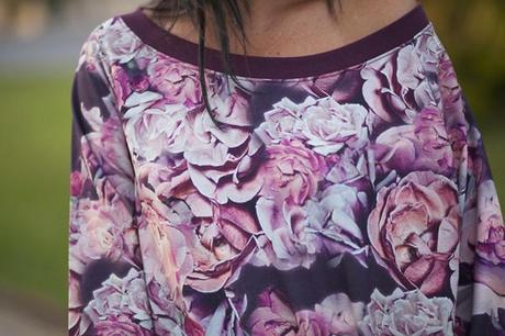 Motivi New collection | Color black cherry Smilingischic, fashion blog, dettagli felpa, colore amarena, Motivi , F/W 20132014 Motivi,