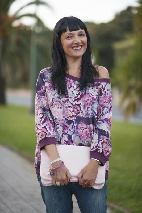 Motivi New collection | Color black cherry Smilingischic, fashion blog, dettagli felpa, colore amarena, Motivi , F/W 20132014 Motivi,