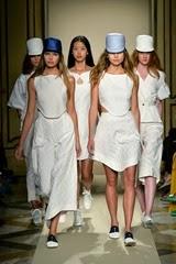 MILAN, ITALY - SEPTEMBER 22:  Models walk the runway during the Sergei Grinko show as a part of Milan Fashion Week Womenswear Spring/Summer 2014 at  on September 22, 2013 in Milan, Italy.  (Photo by Tullio M. Puglia/Getty Images for Sergei Grinko)