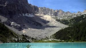 Gruppo del Sorapis: si stacca blocco di roccia gruppo Sorapis, Dolomiti, roccia, Cortina