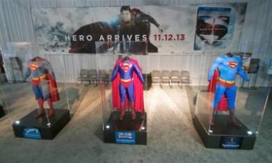 I costumi di Superman in mostra Superman Man of Steel Henry Cavill Dean Cain Christopher Reeve 