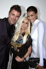 Fabio Fulco;Donatella Versace;Cristina Chiabotto