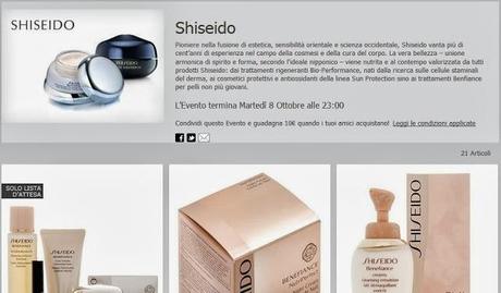 Shiseido su Amazon Buy VIP