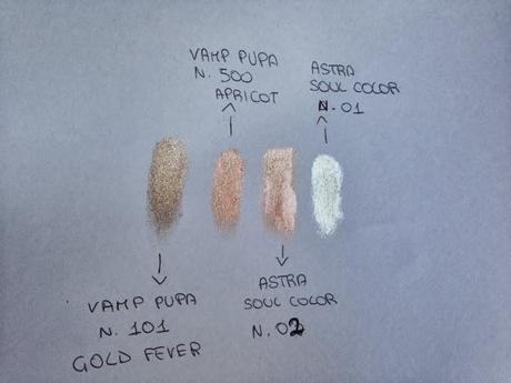 Vamp cream eyeshadow VS Astra soul color