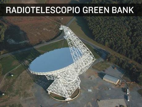 Radio telescopio Green Bank senza wi fi