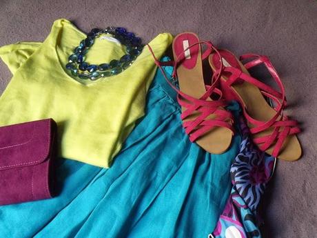 OUTFIT # 19 - YELLOW AND BLUE & EMILIO PUCCI