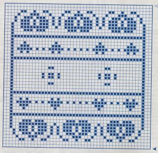 Schemi per il filet: Cuscinetto portafedi Schemi per il filet: Cuscinetto portafedi