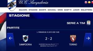 Mille polemiche nel 2-2 tra Sampdoria e Torino!