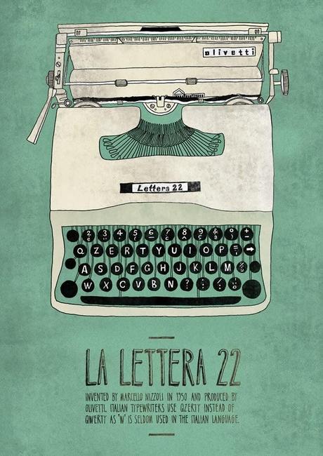 Olivetti, Lettera 22 - Vintage Typewriter