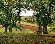 Pissarro, Camille, Les chataigniers a Osny (The Chestnut Trees at Osny), 1873.jpg