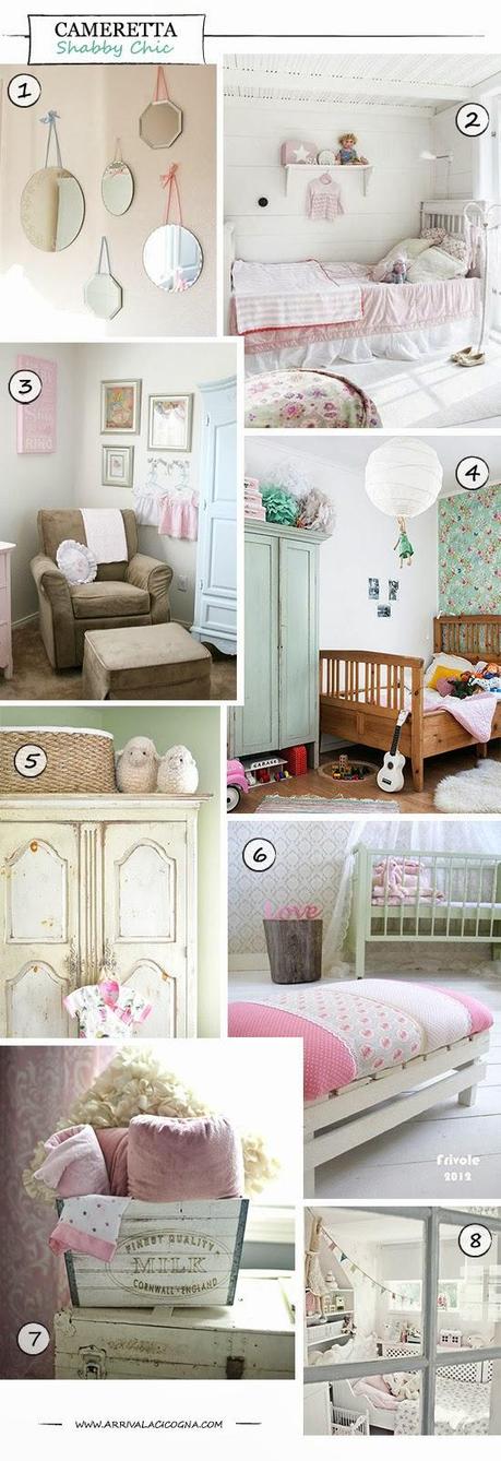 camerette in stile shabby chic