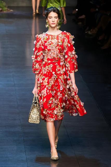 “Chinese Red” in Milan Fashion Week 2014