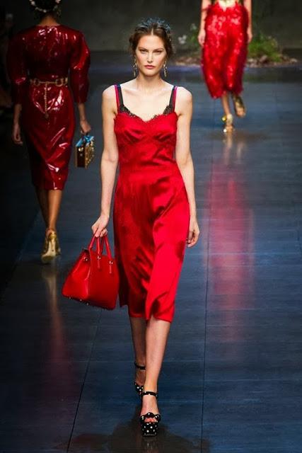 “Chinese Red” in Milan Fashion Week 2014