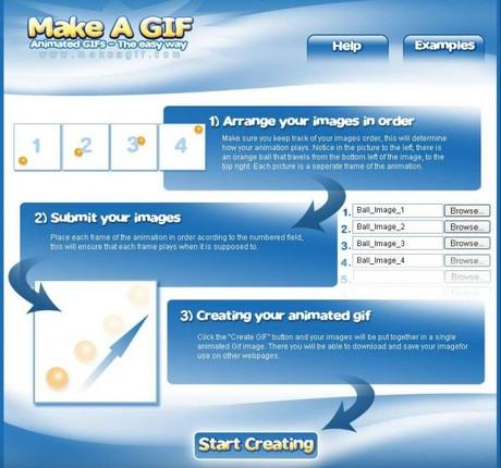 Make a Gif: crea una Gif animata con le tue immagini