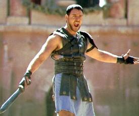 Russell Crowe, un Gladiatore al Colosseo Russell Crowe, un Gladiatore al Colosseo