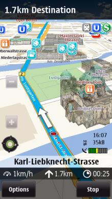 Nokia Ovi Maps: update v3.04(165)