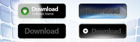 Set bottoni Download in formato PSD