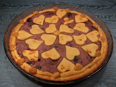 La crostata violetta per Valentina