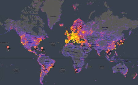 La mappa del turismo