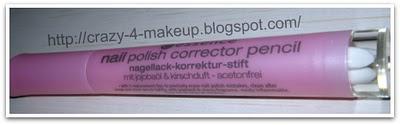 Review: Essence Nail Polish corrector pencil/matita correttore per smalto