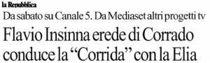 “La Corrida” di Flavio Insinna: “E’ un programma storico. Come avrei potuto rifiutare?”