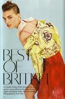 BEST OF BRITISH... UK Vogue February 2011 by Josh Olins with Arizona Muse