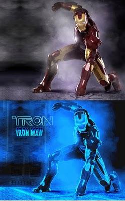 Photoshop: Iron Man versione Tron
