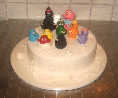 Torta Barbapapà Natalizi