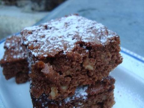 Brownies alle noci e miele