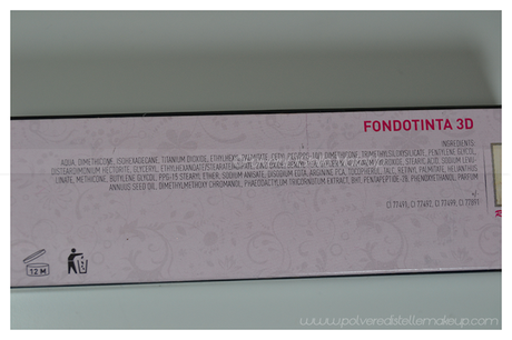 Review: Fondotinta 3D -QStudio MakeUp R.P