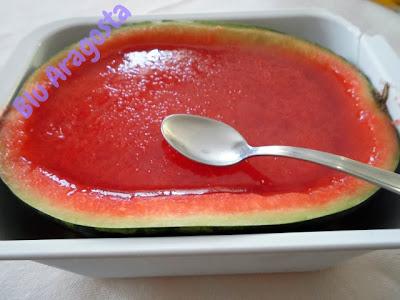 Watermelon and vodka  jelly: gelatina di anguria e vodka