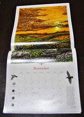 The Hobbit Calendar 2014 illustrato da Jemima Catlin