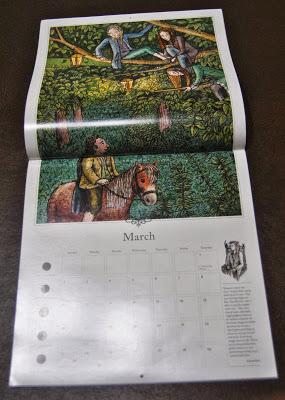 The Hobbit Calendar 2014 illustrato da Jemima Catlin