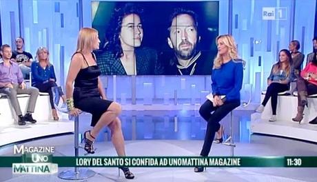 LORY DEL SANTO INTERVISTA UNOMATTINA MAGAZINE CON LORELLA LANDI GOSSIP 2013