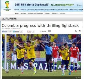 Una super Colombia recupera tre gol e vola in Brasile!